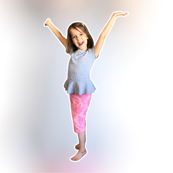 Kids Pencil Skirt Tropical Pink - Picture 2 of 5